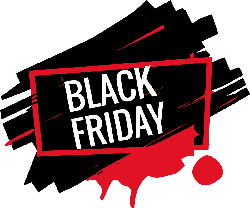 Modern black friday matrica vinil szőnyeg - TenStickers