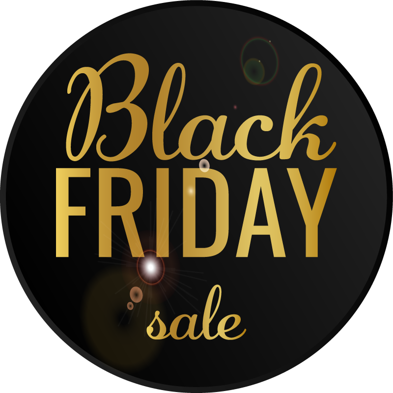 Elegáns black friday akció - black friday vinil szőnyeg - TenStickers