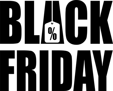 Egyszerű fehér háttér - black friday vinil szőnyeg - TenStickers