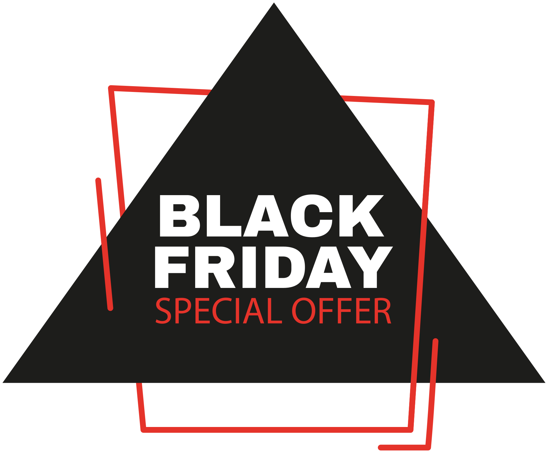 Black friday vinil szőnyeg - black friday tábla - TenStickers