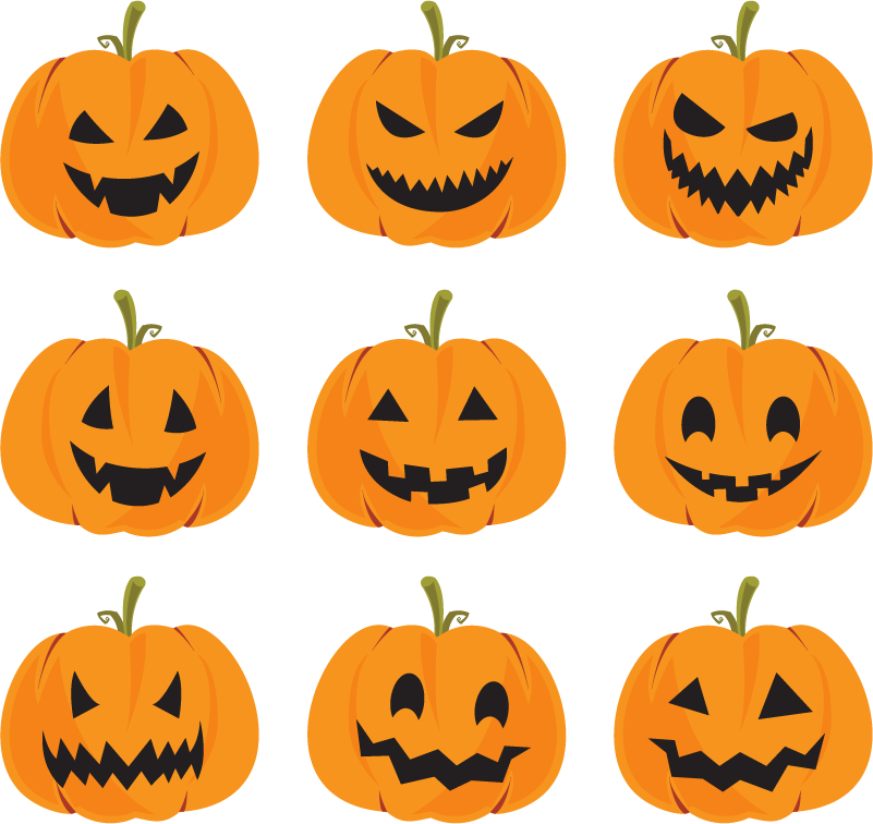 Halloween tökös vinil szőnyeg - TenStickers