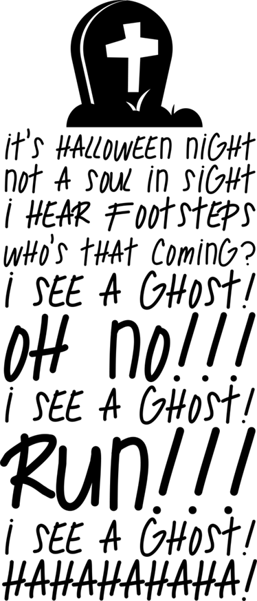 Halloween vinil szőnyeg népszerű dalokkal - TenStickers