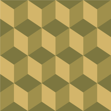Beige 3d kockák vinil szőnyeg étkező - TenStickers