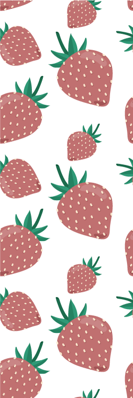 Színes kézzel írt epermintás vinil szőnyeg konyha - TenStickers