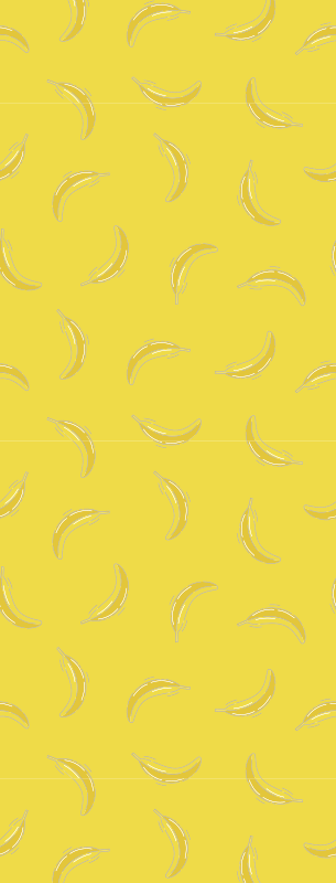 Banán pantone vinil szőnyeg konyha - TenStickers