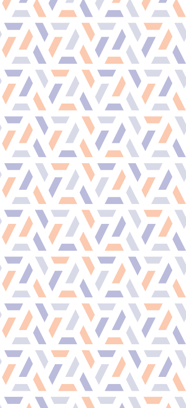 Nordikus stílusú geometrikus vonalak vinil szőnyeg konyha - TenStickers