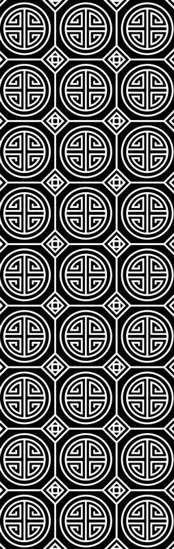 Japán minimalizmusú vinil szőnyeg fürdőhöz - TenStickers