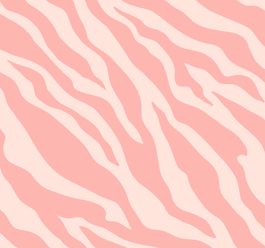 Rózsaszín zebra mintás vinil szőnyeg állatnyomat - TenStickers