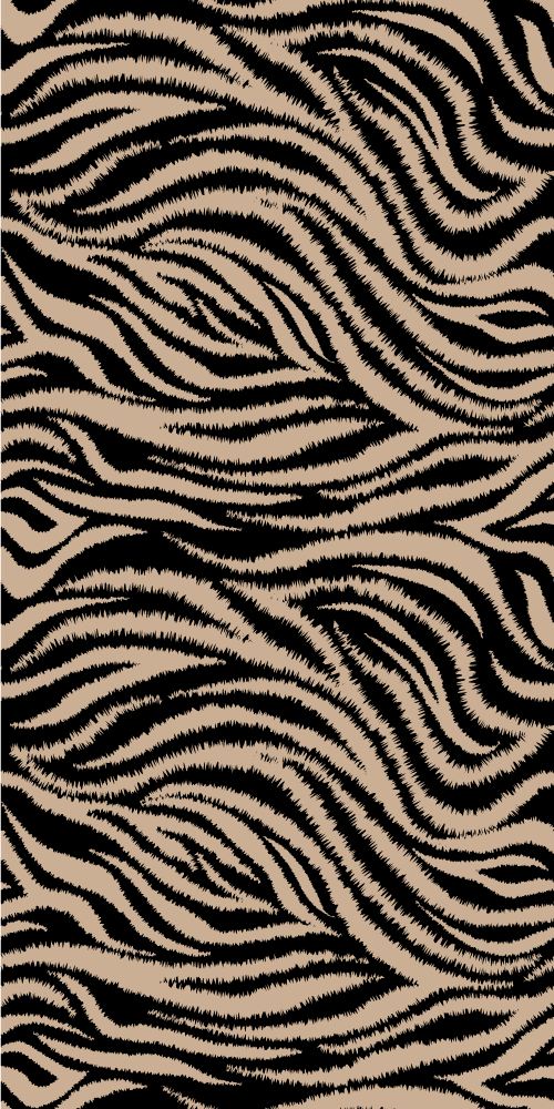 Zebra csíkos mintás vinil szőnyeg állatnyomat - TenStickers