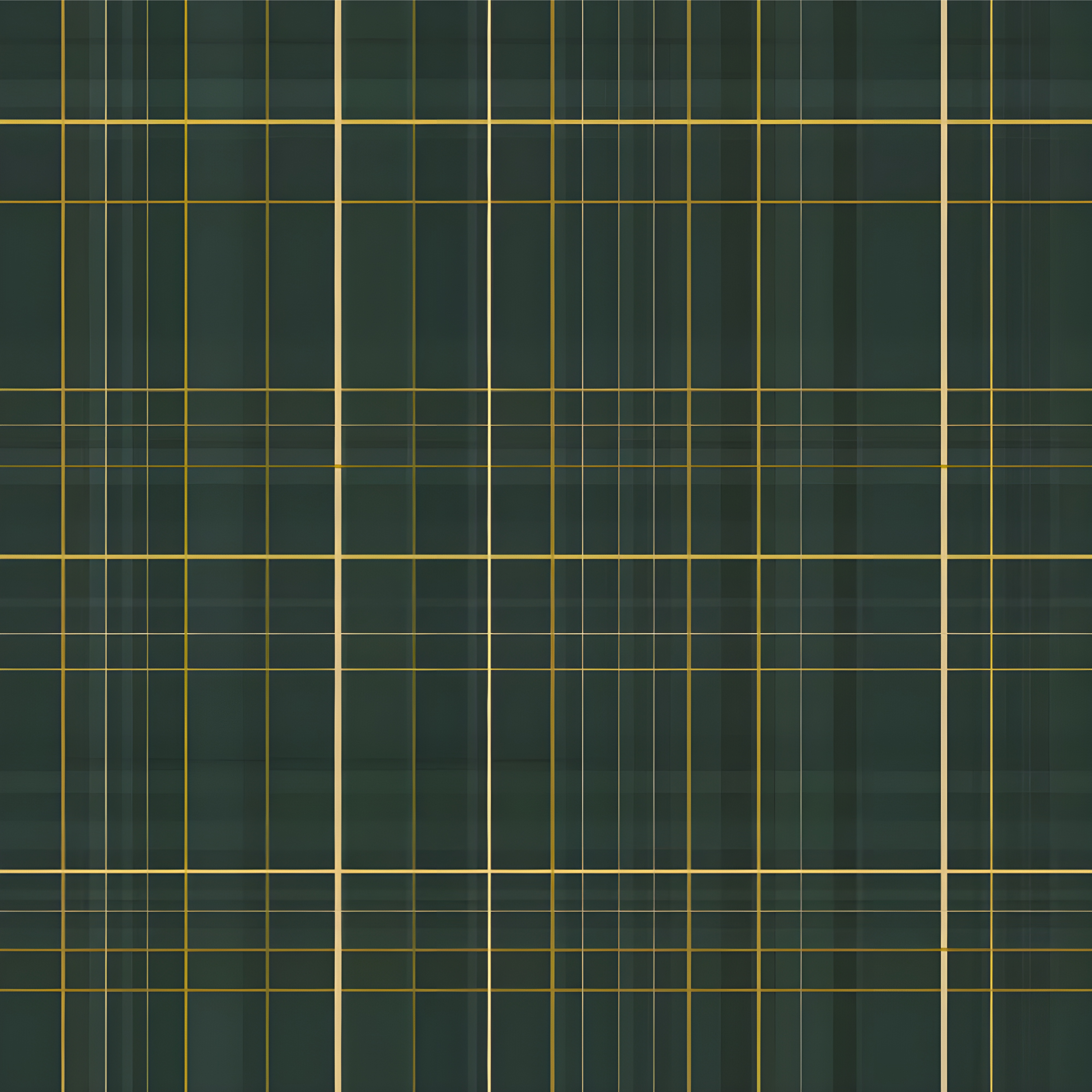 Geometriai vinil szőnyeg sötétzöld skót mintával - TenStickers