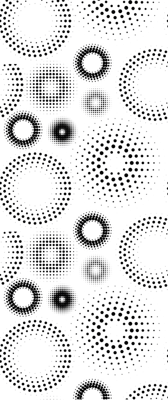 Vinil szőnyeg geometriai pöttyökkel - TenStickers