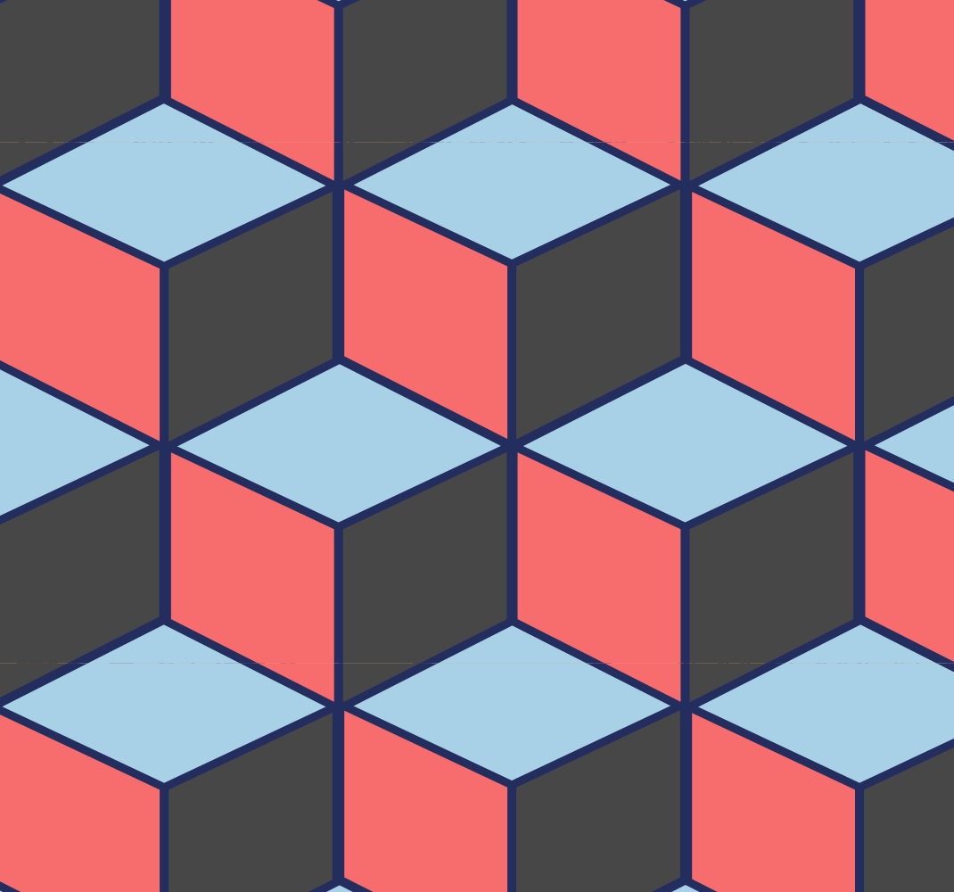 Vinil szőnyeg hálószoba geometrikus négyzetek 3d - TenStickers