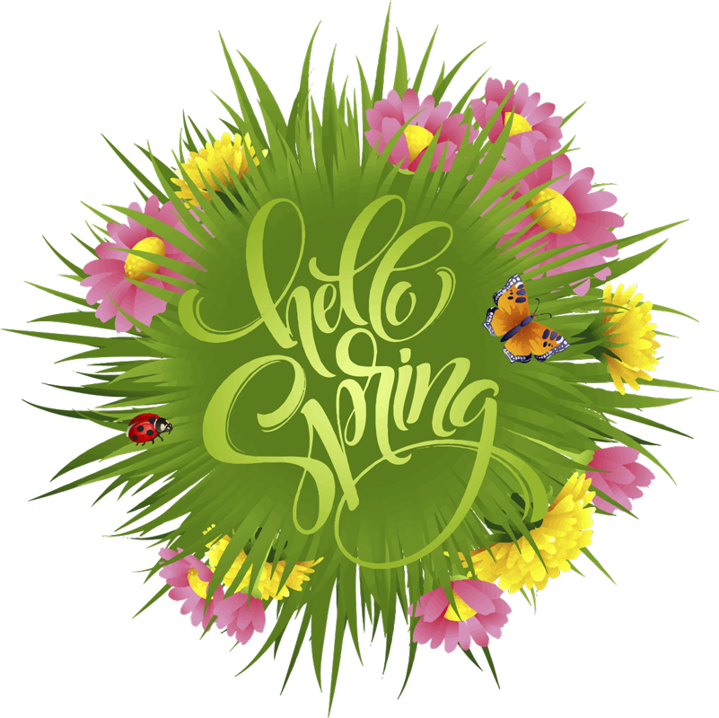 Tavaszi mező virágos vinil szőnyeg - TenStickers