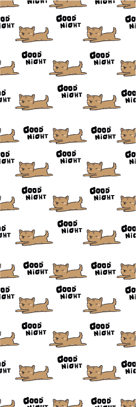 Aranyos kutya alszik vinil szőnyeg hálószoba - TenStickers