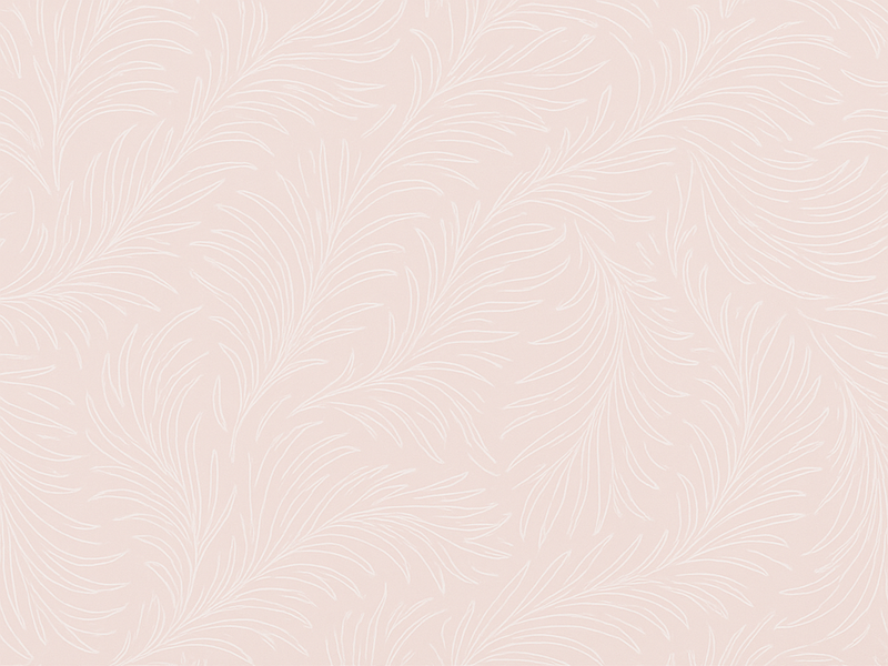 Rózsaszín növényi vinil szőnyeg hálószoba - TenStickers