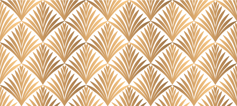 Vinil szőnyeg geometriai - geometrikus levél - TenStickers