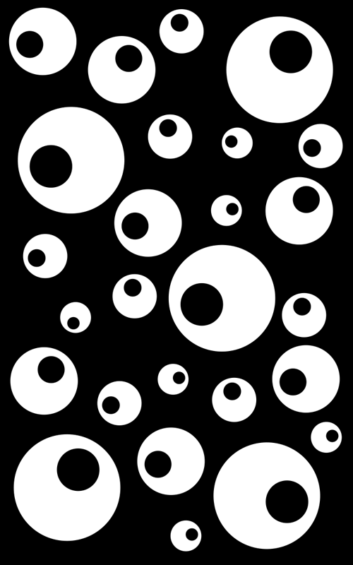 Vízgyöngy vinil szőnyeg geometriai - TenStickers