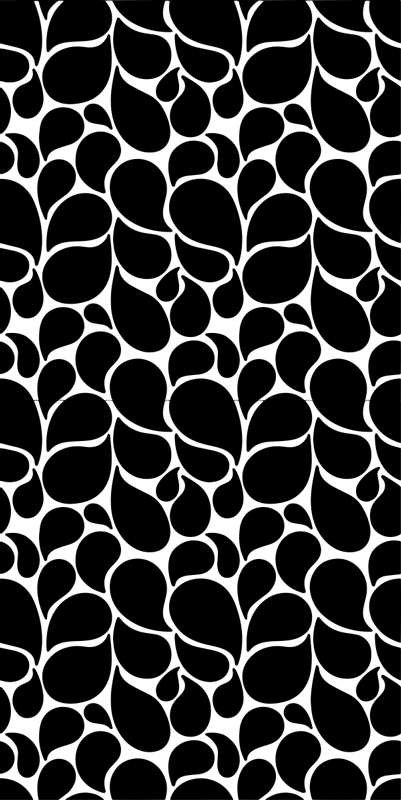 Vízcseppek vinil szőnyeg geometriai - TenStickers