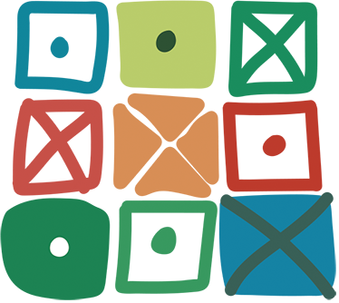 Különböző négyzetek mintás vinil szőnyeg geometriai - TenStickers