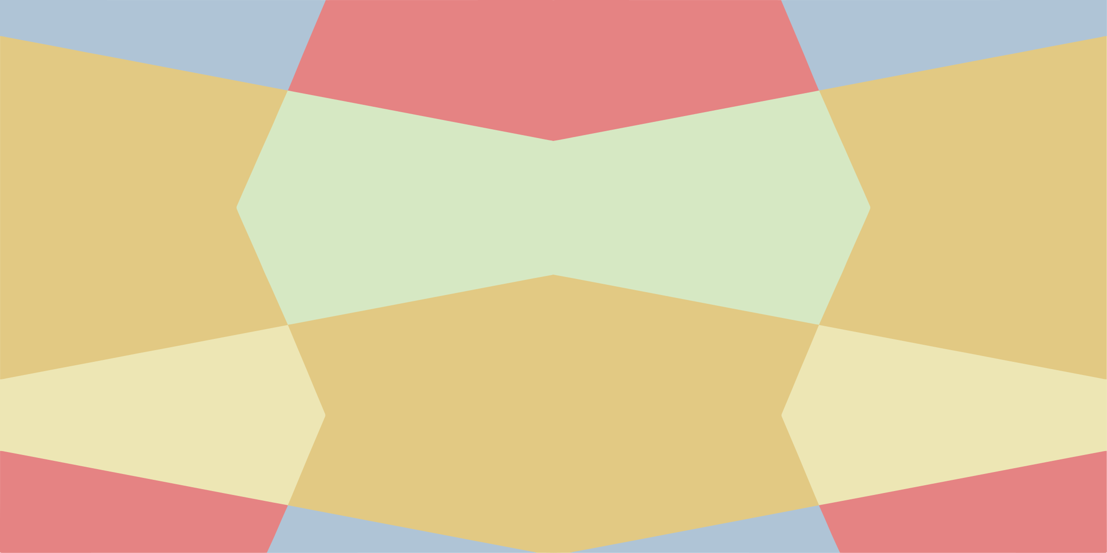 Pastell geometriai színblokkok vinil szőnyeg - TenStickers