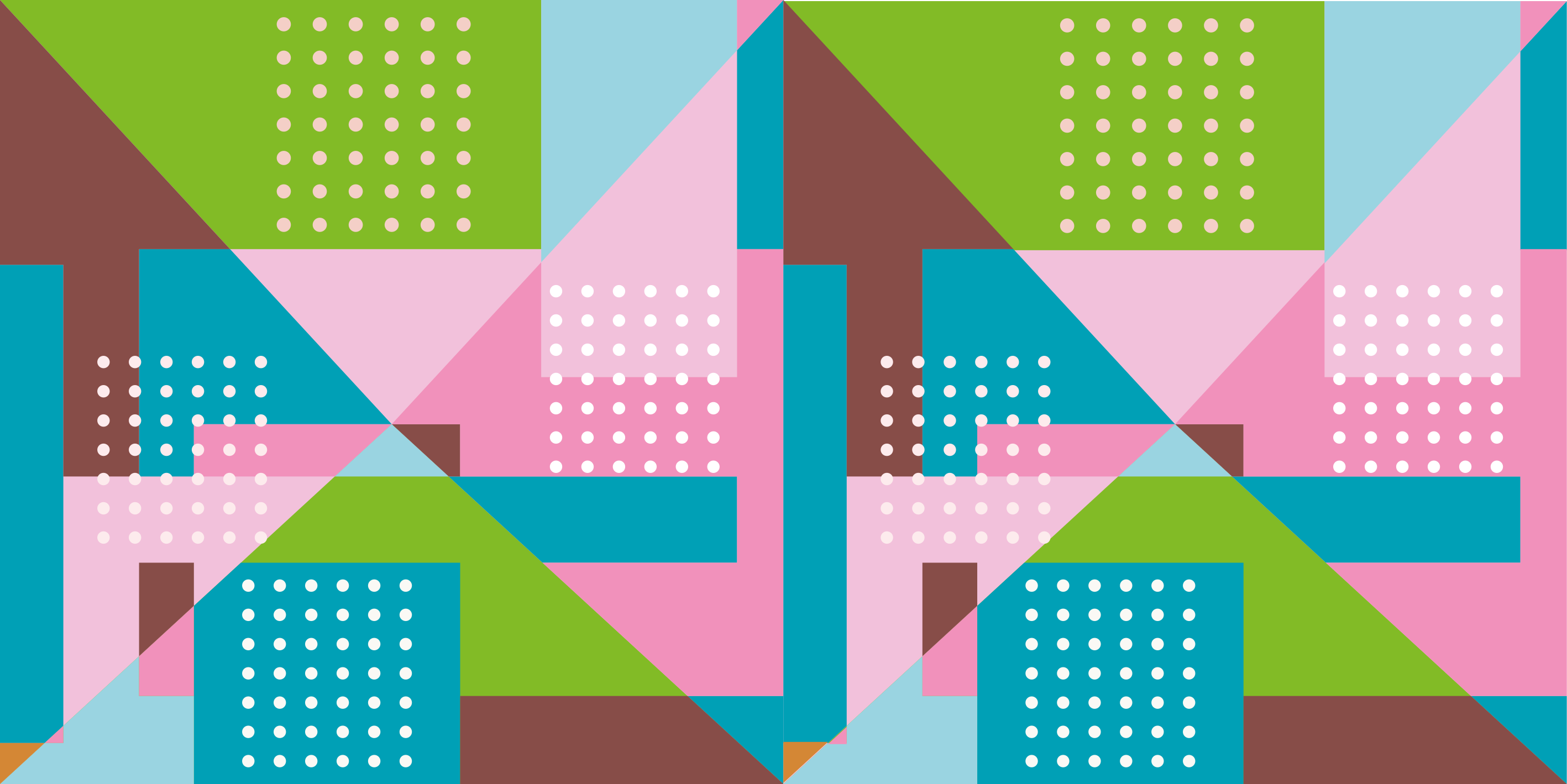 Pasztell geometriai mintás vinil szőnyeg geometriai - TenStickers