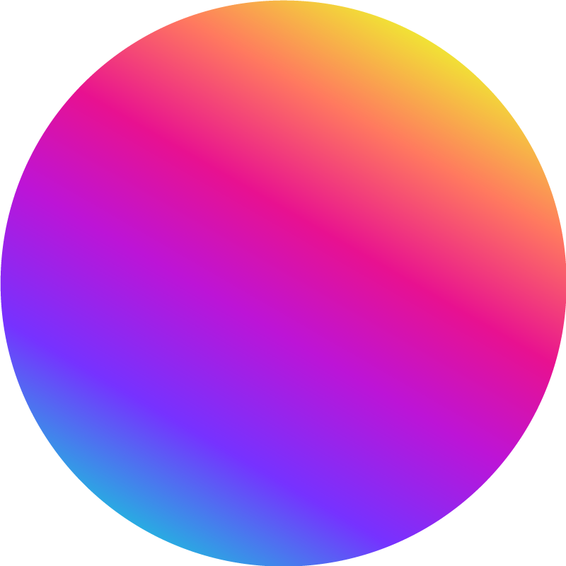 Színes Átmenetes kör vinil szőnyeg geometriai - TenStickers