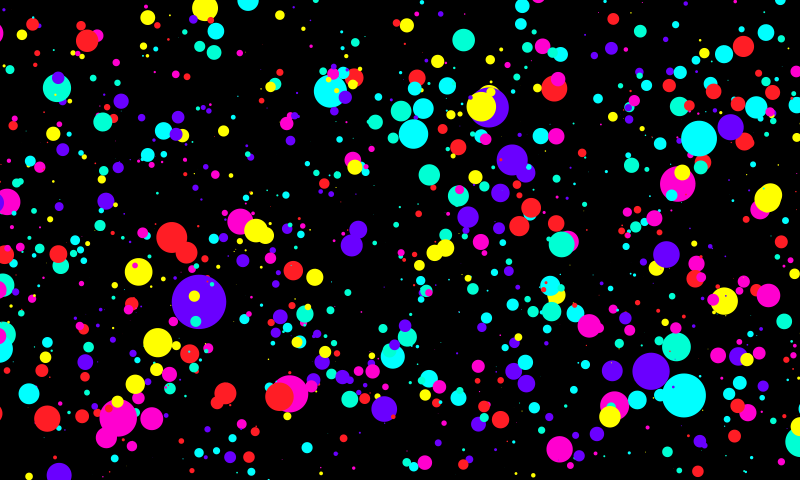 Színes buborék minta vinil szőnyeg geometriai - TenStickers