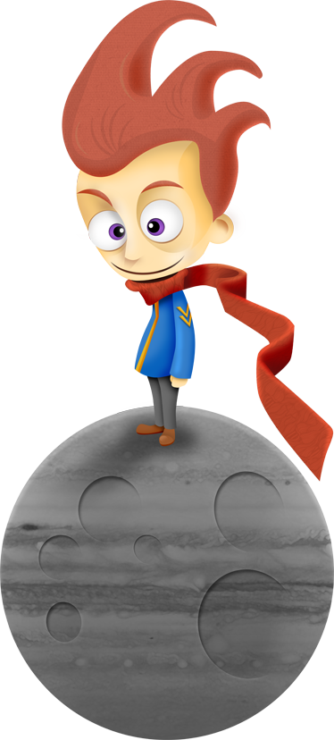 Vinil szőnyeg gyerekek - hordozható kis herceg matrica - TenStickers