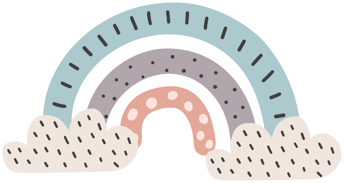 Trikolor északi szivárvány vinil szőnyeg gyerekek - TenStickers