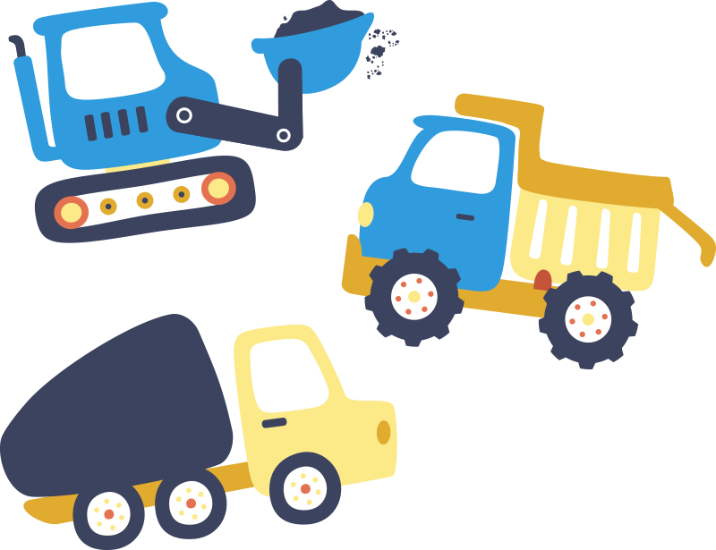 Bagger szimbólumok gyerekek vinil szőnyeg - TenStickers