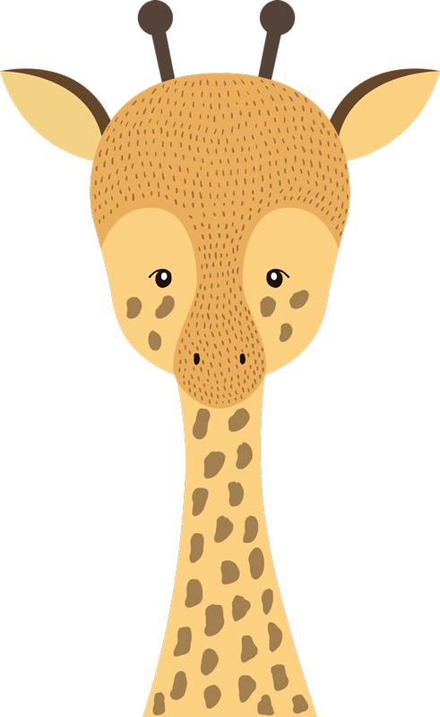 Giraffe baby vinil szőnyeg gyerekeknek - TenStickers