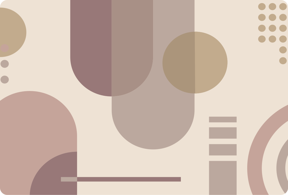 Barna geometrikus modern művészet vinil szőnyeg hálószoba - TenStickers