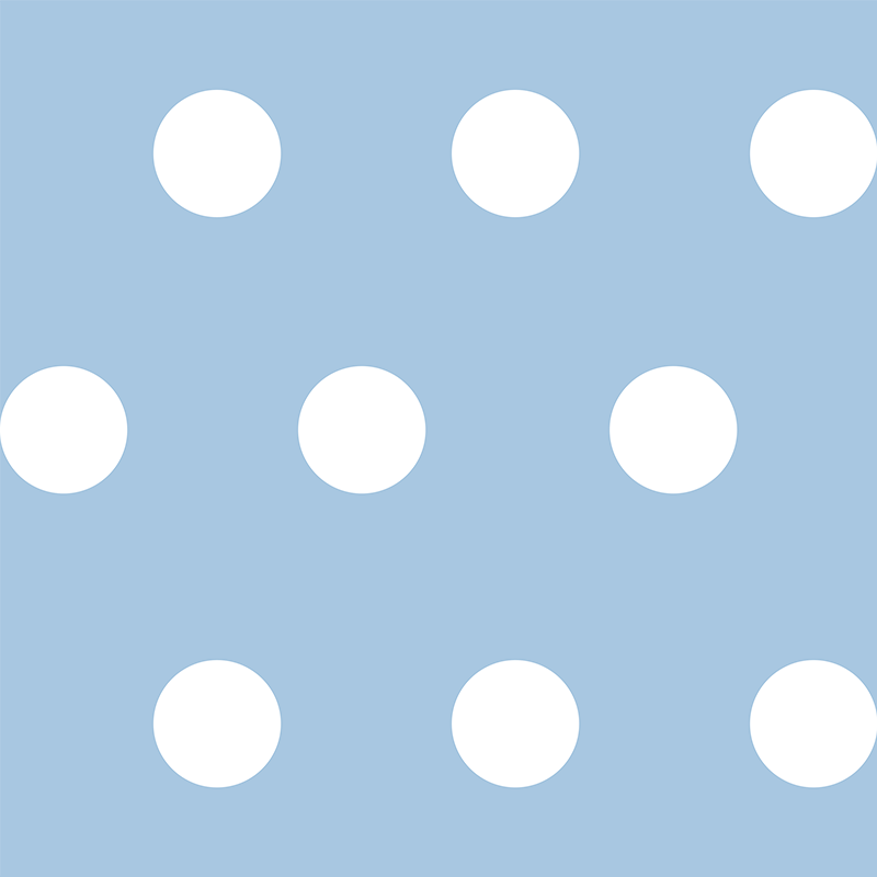 Pöttyös vinil szőnyeg hálószoba - TenStickers