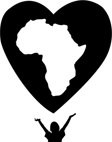 Afrika szíve vinil szőnyeg világtérkép - TenStickers