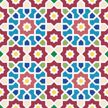 Arab falburkolatú vinil szőnyeg fürdőhöz - TenStickers