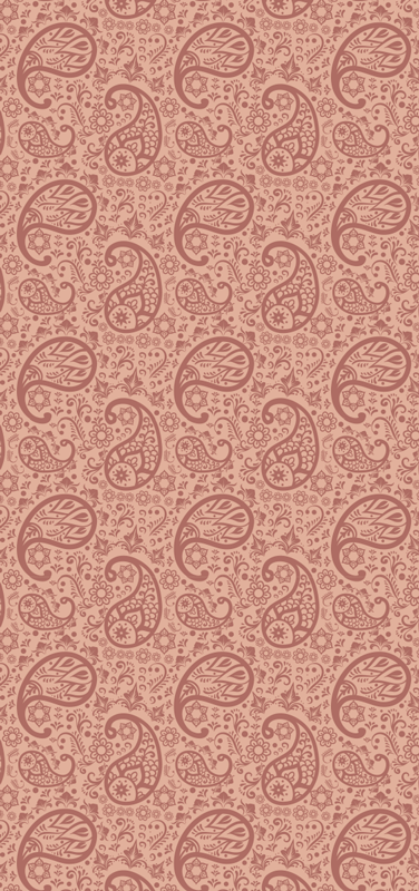 Paisley minta vinil szőnyeg konyha - TenStickers