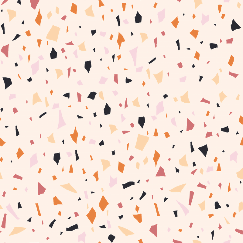 Vinil szőnyeg konyha szürke terrazzo lap - TenStickers