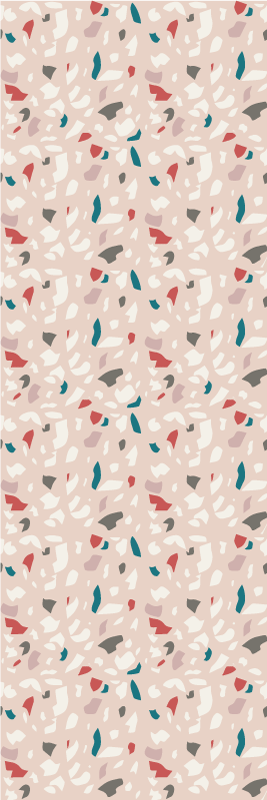 Terrazzo hatású mintás vinil szőnyeg hálószoba - TenStickers