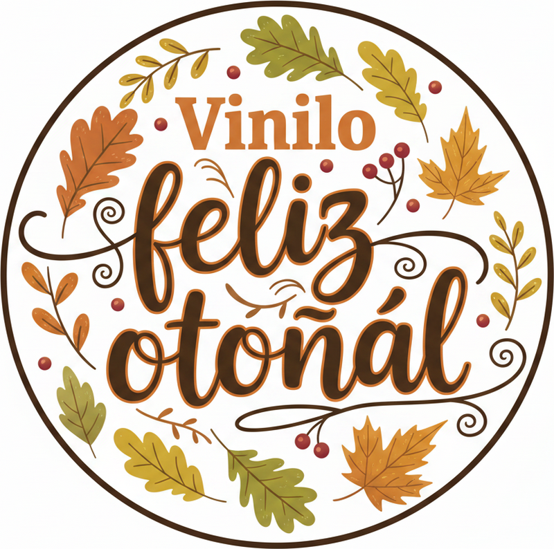 Vidám őszi vinil szőnyeg hálószoba - TenStickers