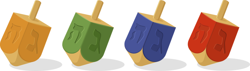 Dreidel vinil szőnyeg hálószoba - TenStickers