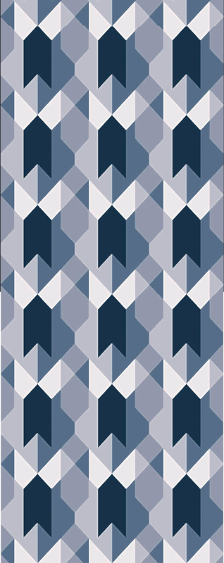 Skandináv geometrikus vinil szőnyeg copenhagen - TenStickers