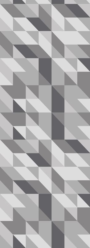Világosszürke geometrikus négyzetek vinil szőnyeg skandináv - TenStickers