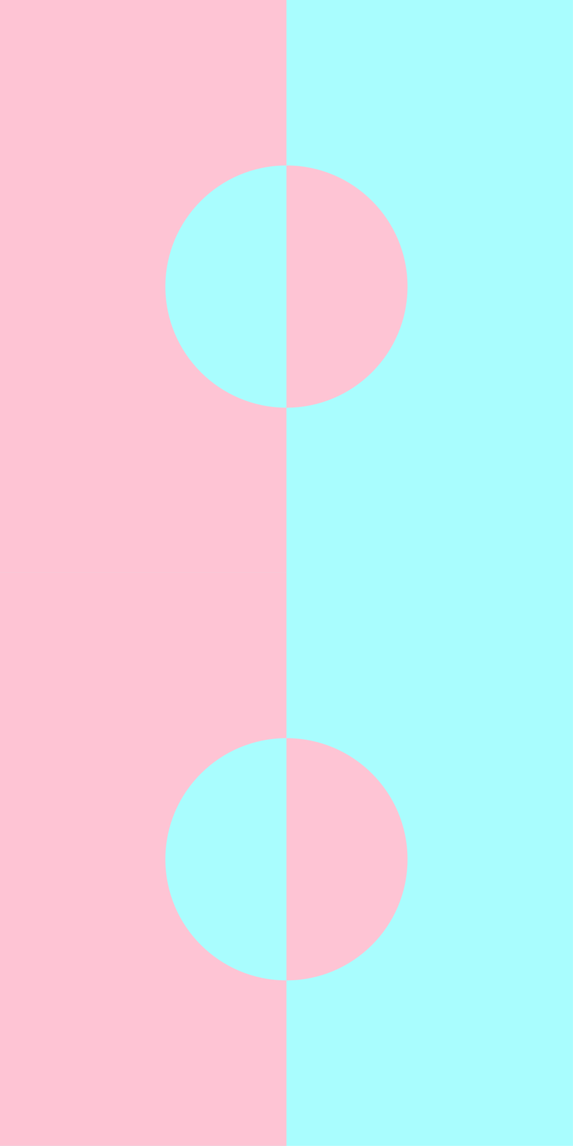 Modern vinil szőnyeg geometrikus kerek színblokk - TenStickers