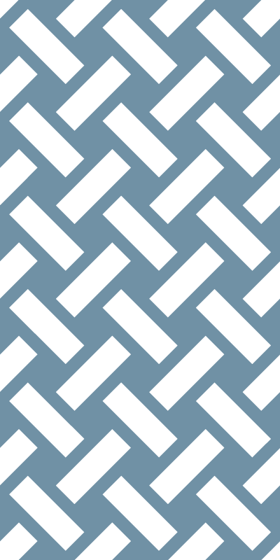 Geometrikus kék négyzetmintás vinil szőnyeg struktúra - TenStickers