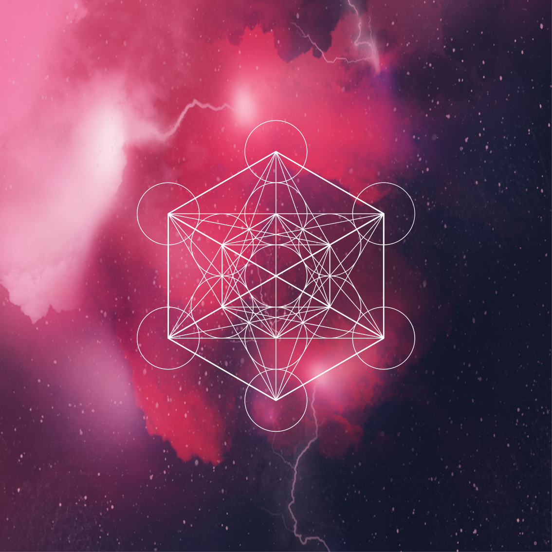 Metatron szimbólum vinil szőnyeg geometriai - TenStickers