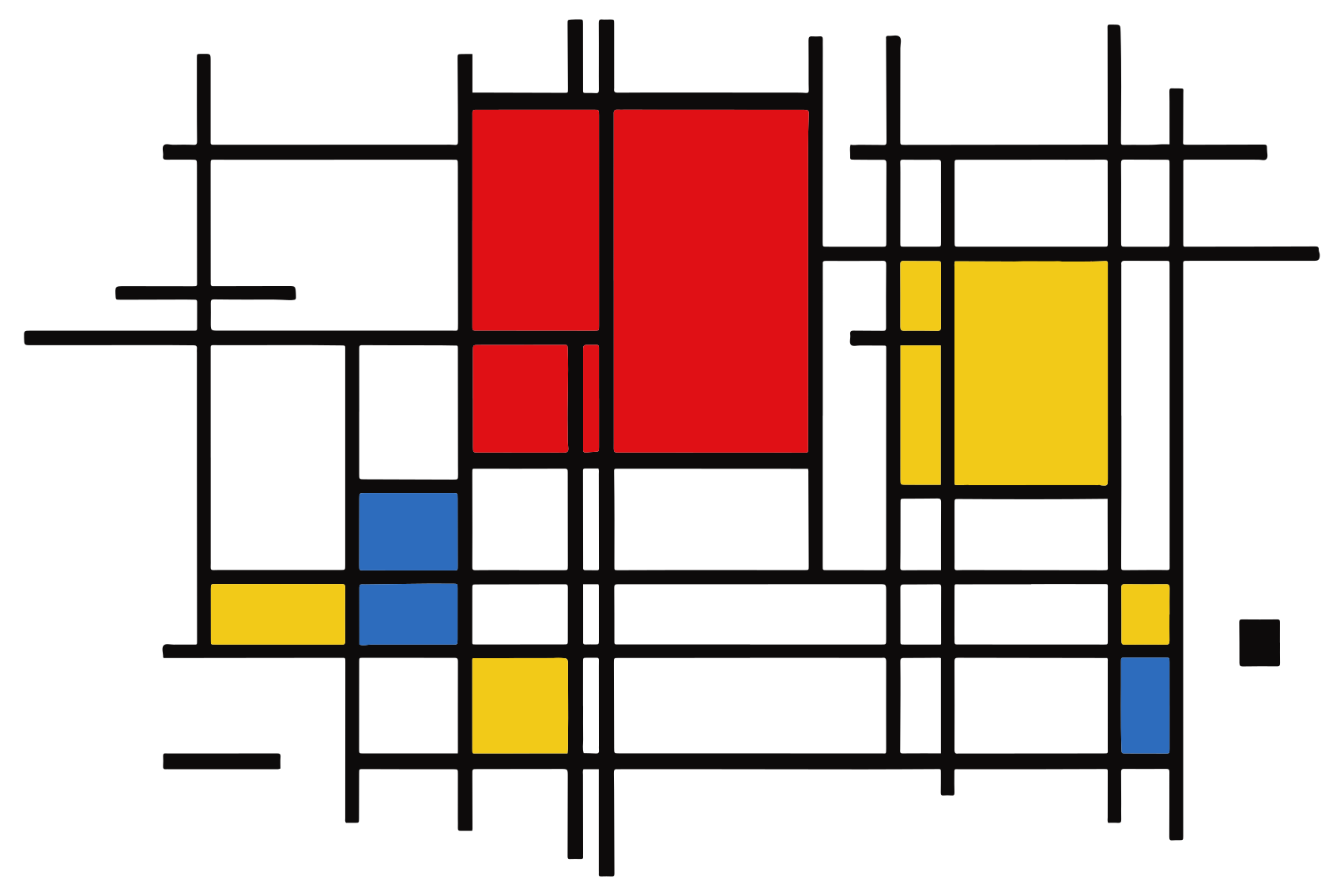 Vinil szőnyeg geometriai - geometrikus vonalak művészete - TenStickers
