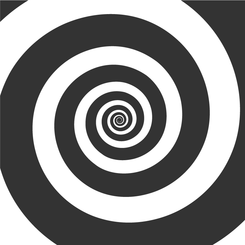 Spirális mozgás vinil szőnyeg geometriai - TenStickers