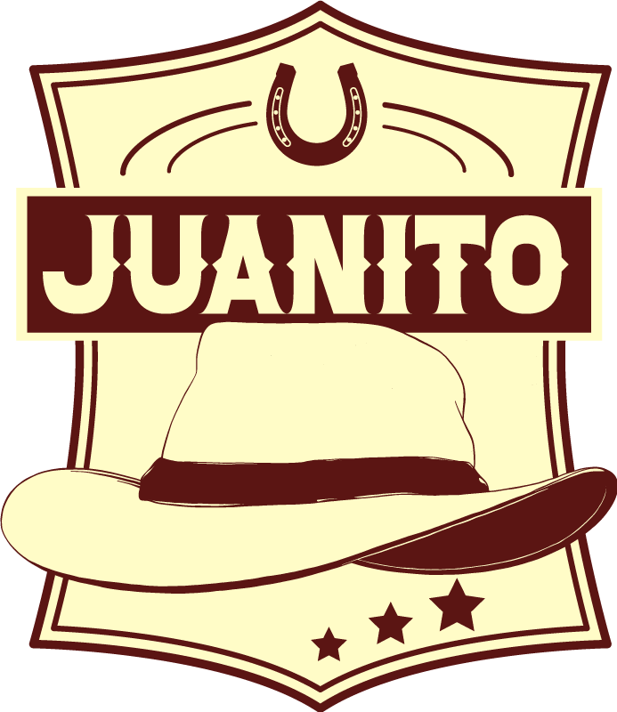 Cowboy kalap nevera - barna vinil szőnyeg - TenStickers