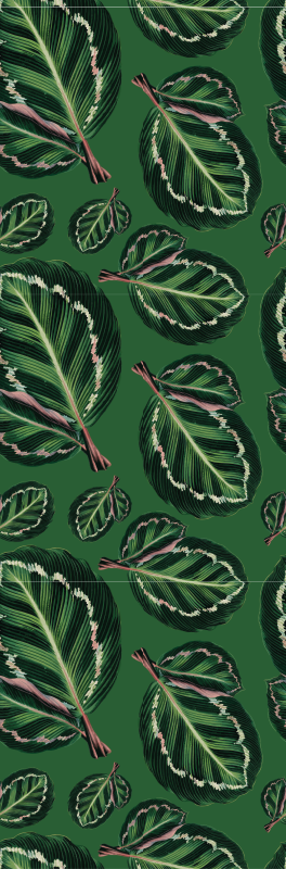Zöld maranta vinil szőnyeg - TenStickers