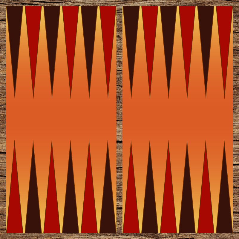 Csodálatos backgammon társasjáték vinyl szőnyeg - TenStickers